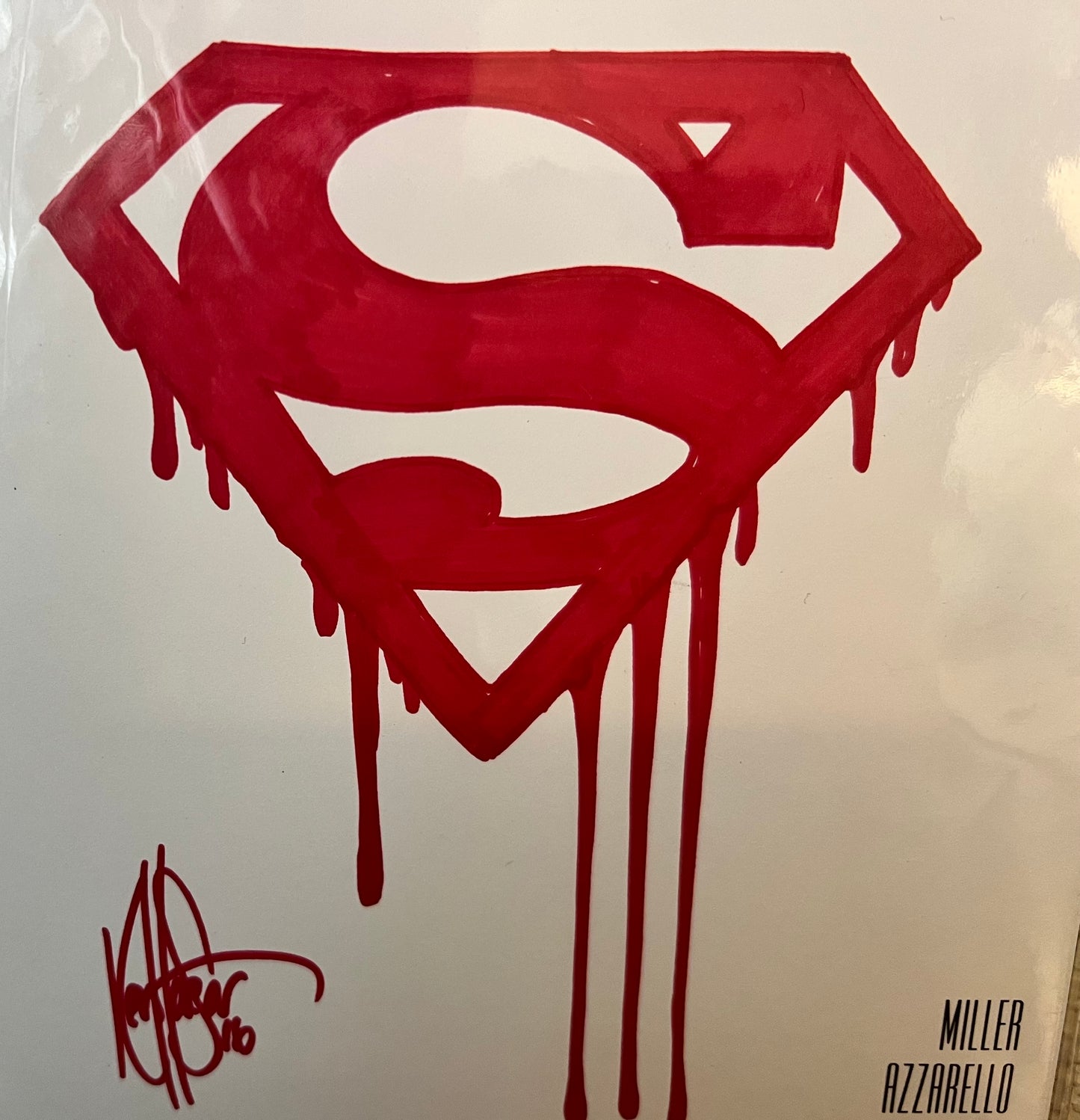Dark Knight III: The Master Race #1 Signed & Sketched by Ken Haeser W/COA