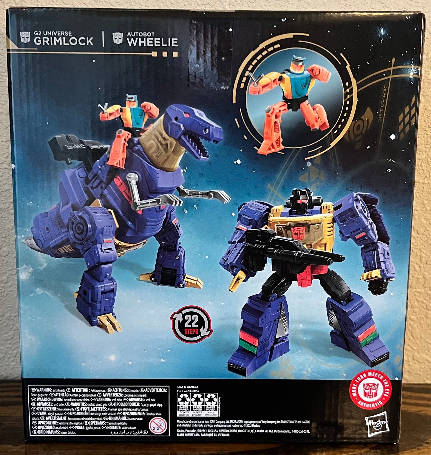 Transformers Age of Primes Leader Class G2 Grimlock & Wheelie