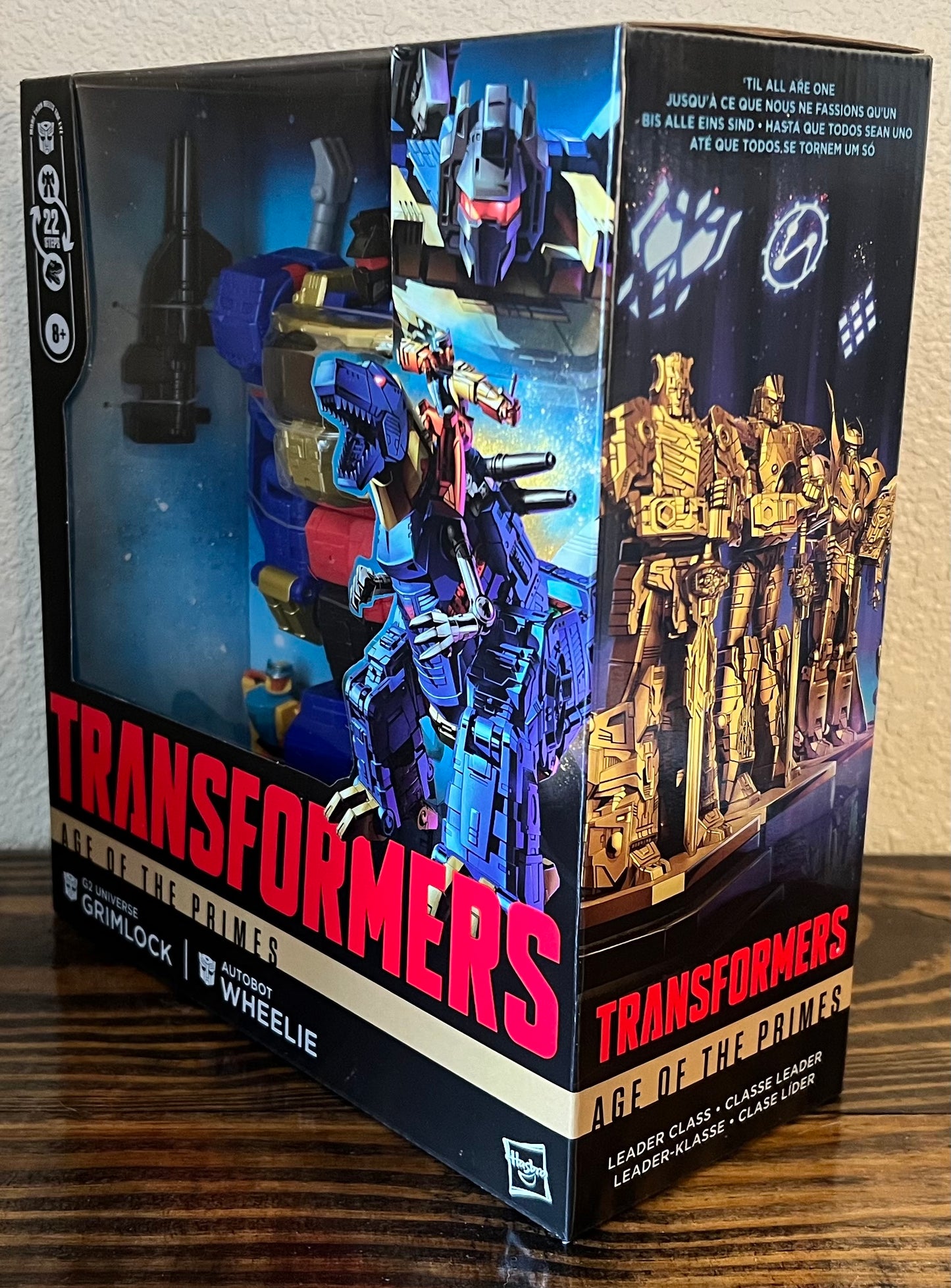Transformers Age of Primes Leader Class G2 Grimlock & Wheelie
