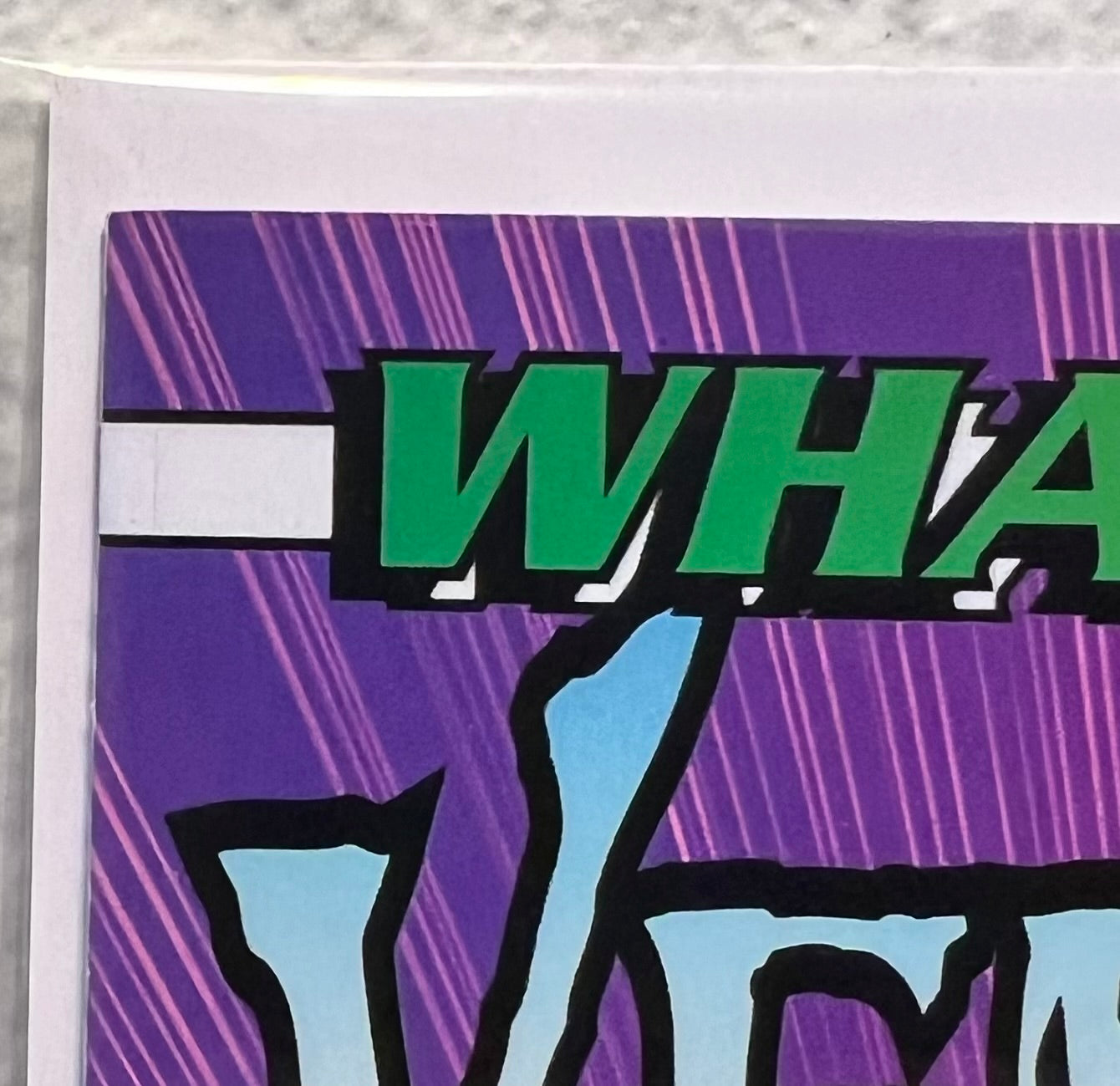 What If Venom #1 Hardin Variant Signed by Jeremy Holt in Purple w/COA from DF
