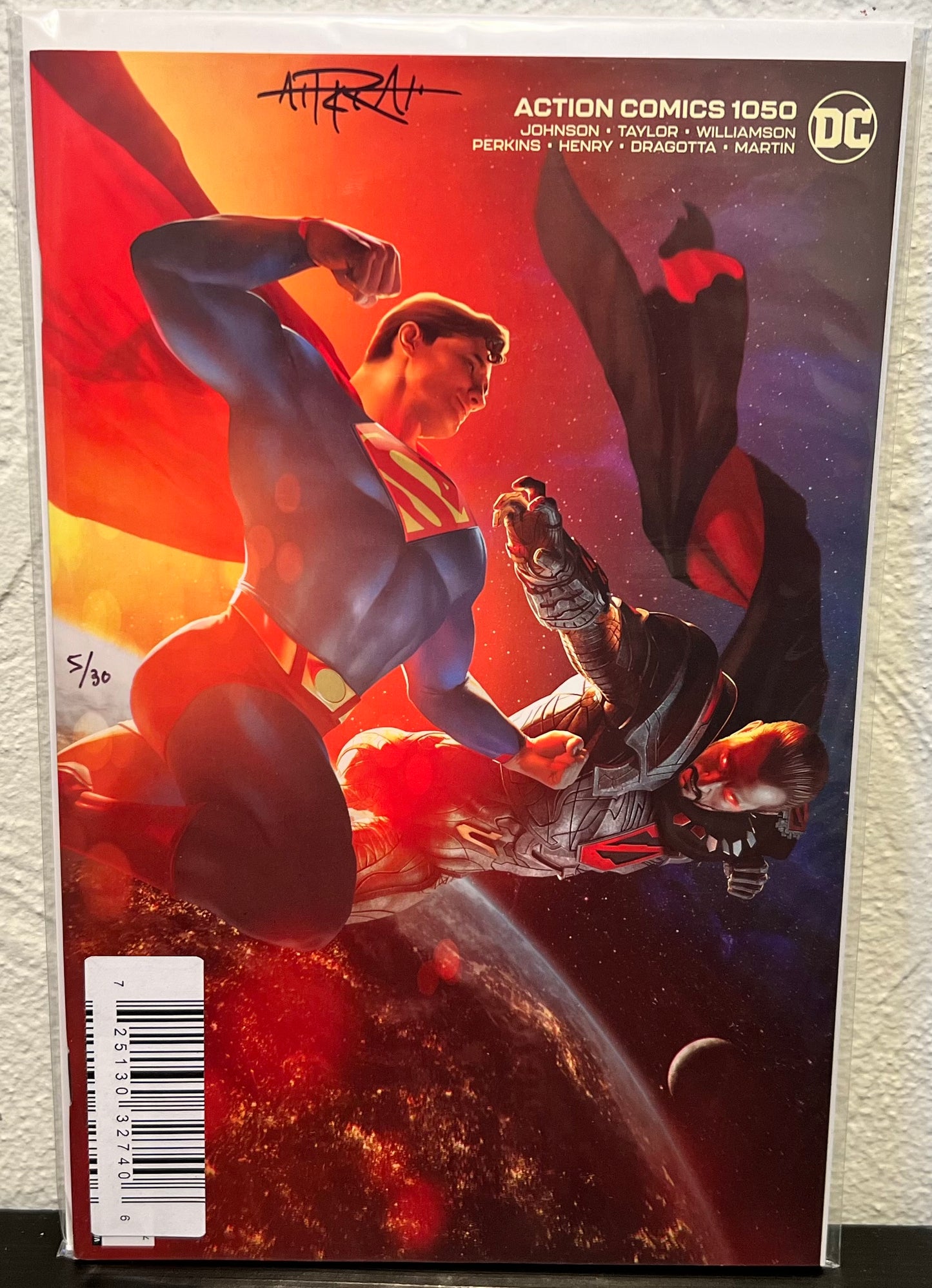 Action Comics #1050 Signed by Rahzzah w/COA from DF #5/30