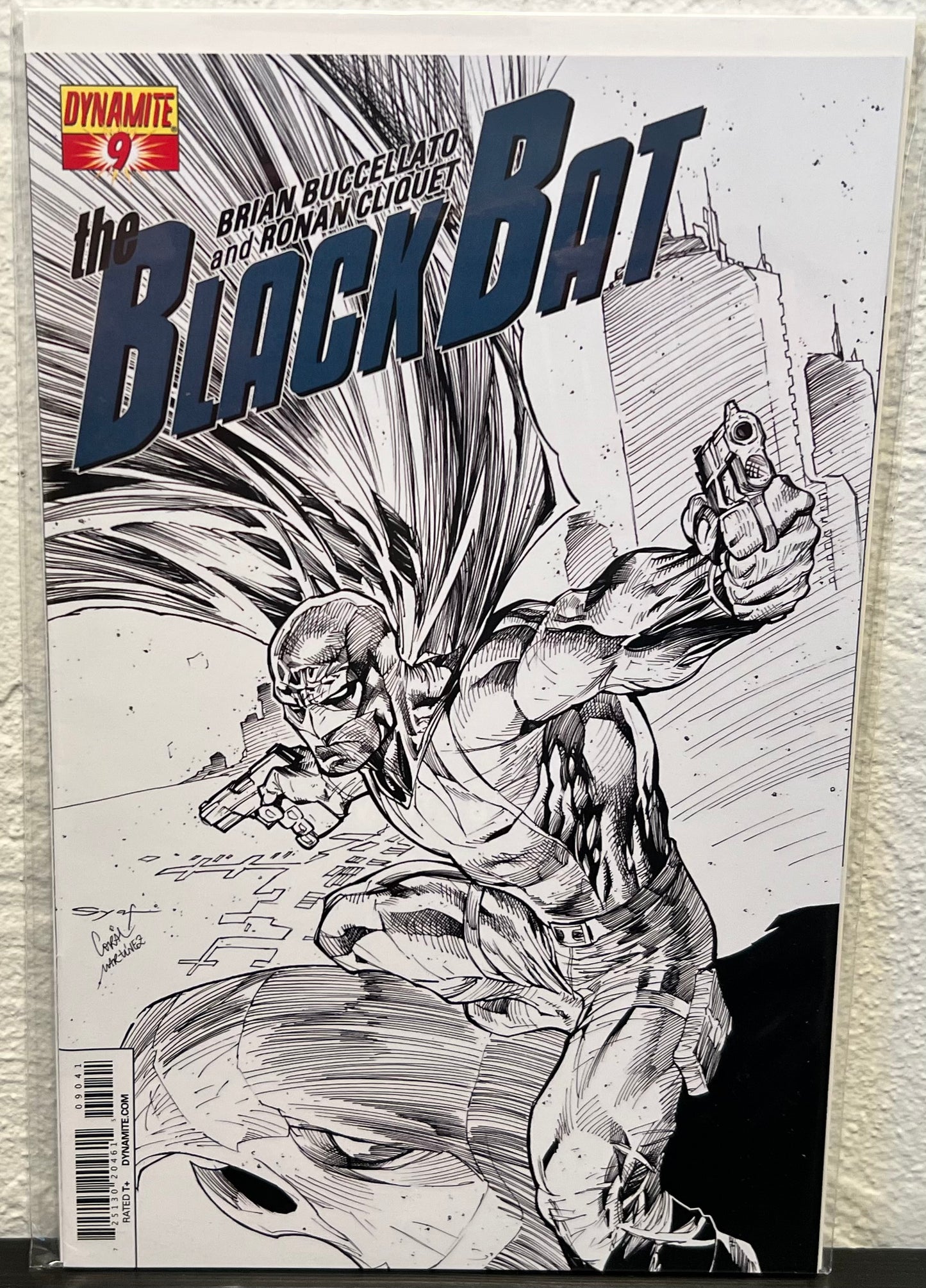 Black Bat #9 High End Black & White Ultra Limited Edition w/COA from DF