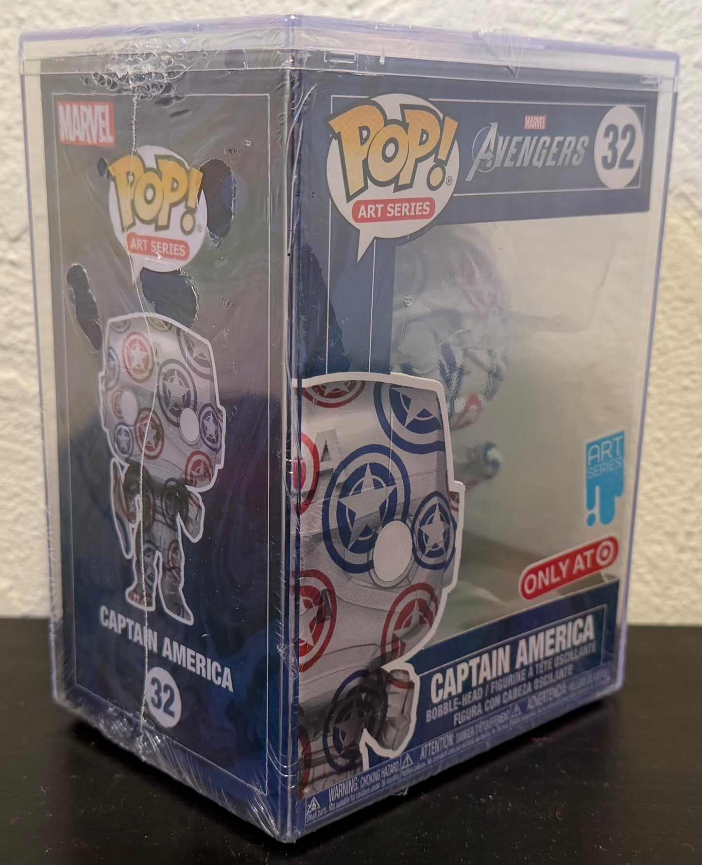 Marvel Avengers Captain America Art Series Target Exclusive Funko Pop #32