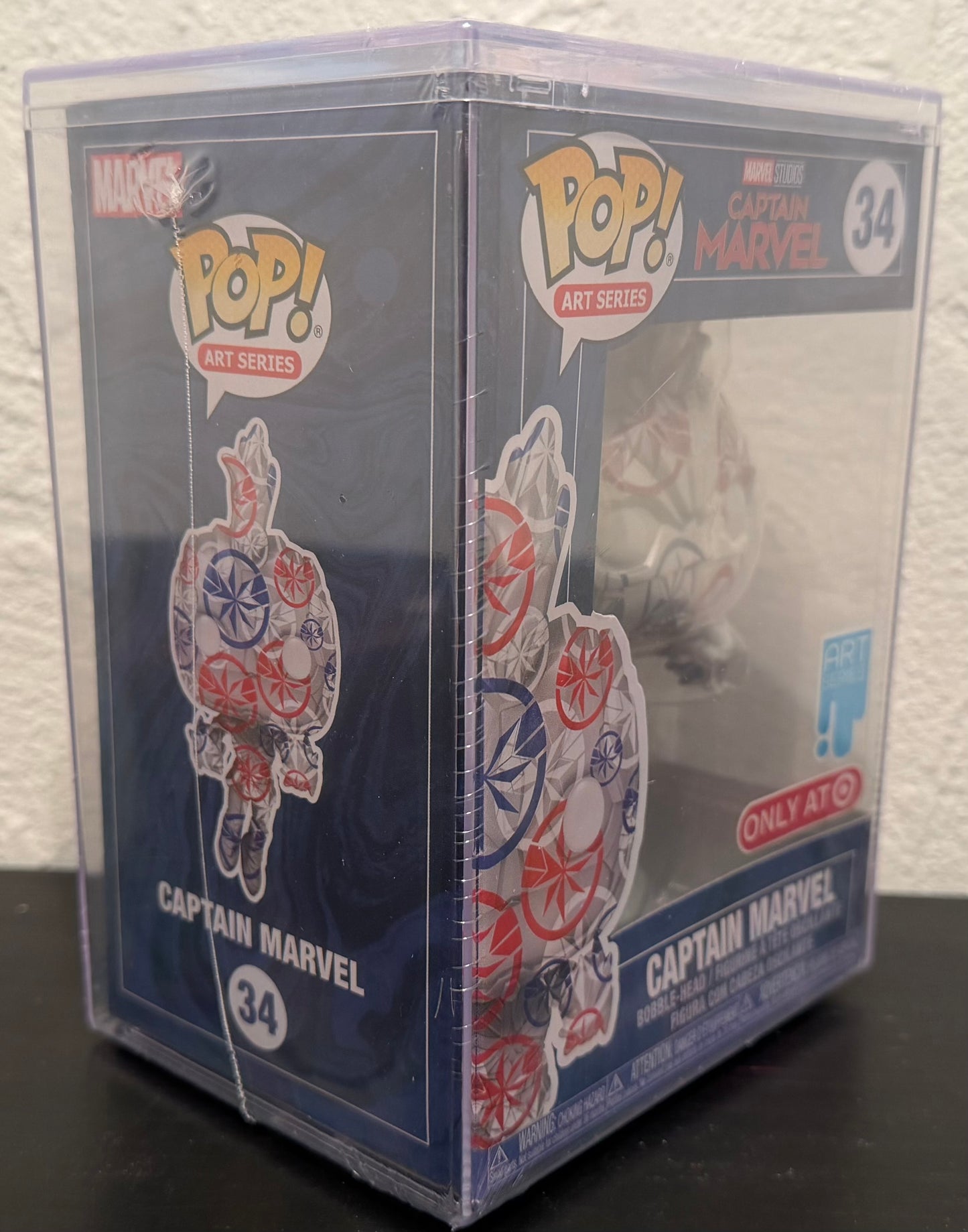Funko Pop Captain Marvel #34 Target Exclusive Art Series