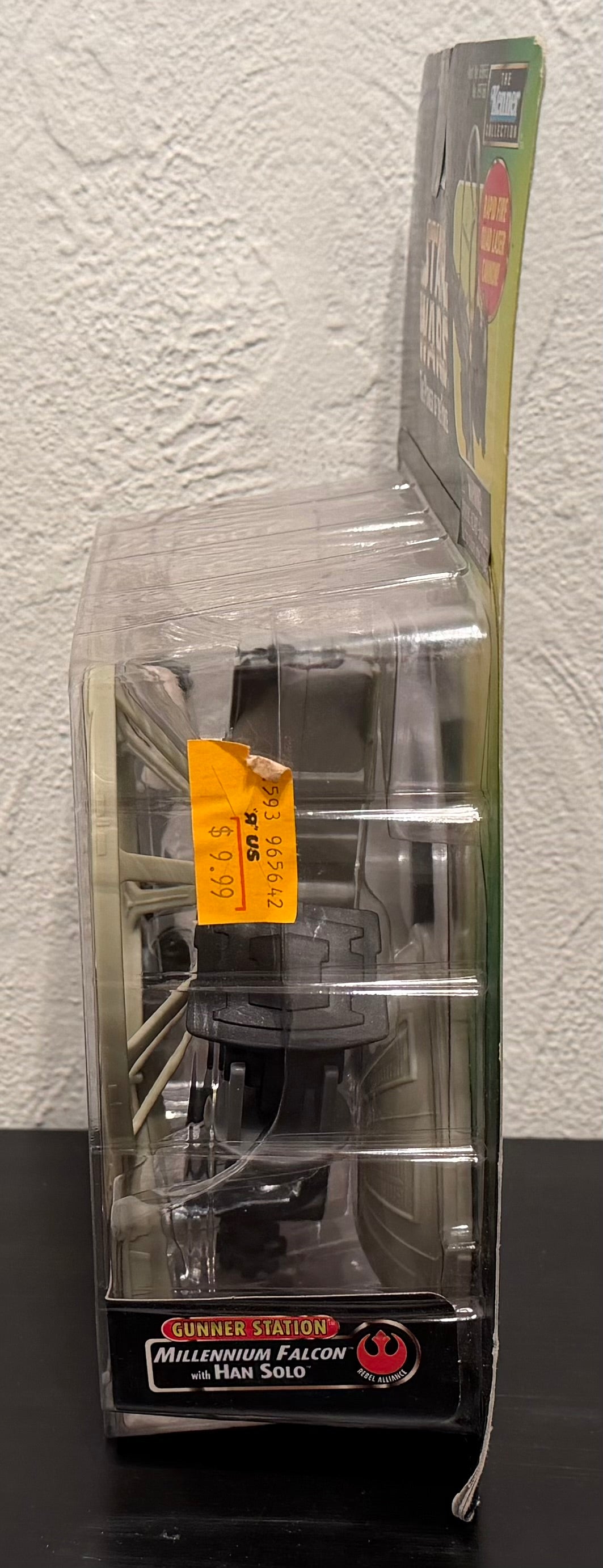 Vintage 1997 Star Wars Power of the Force Gunner Station Millennium Falcon with Han Solo