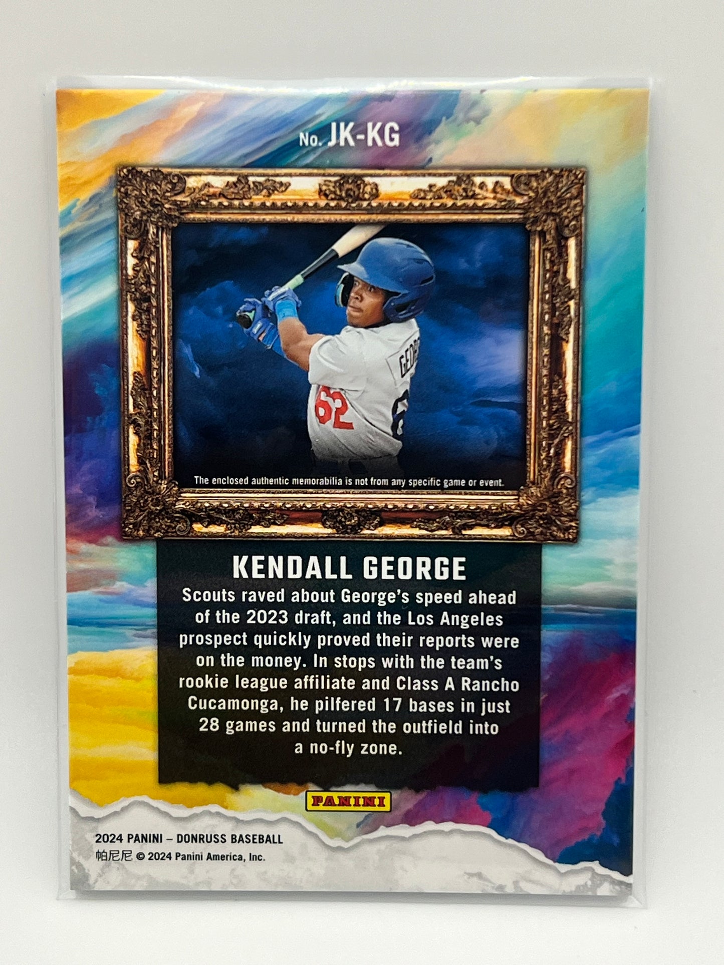 2024 Kendall George LA Dodgers Rookie