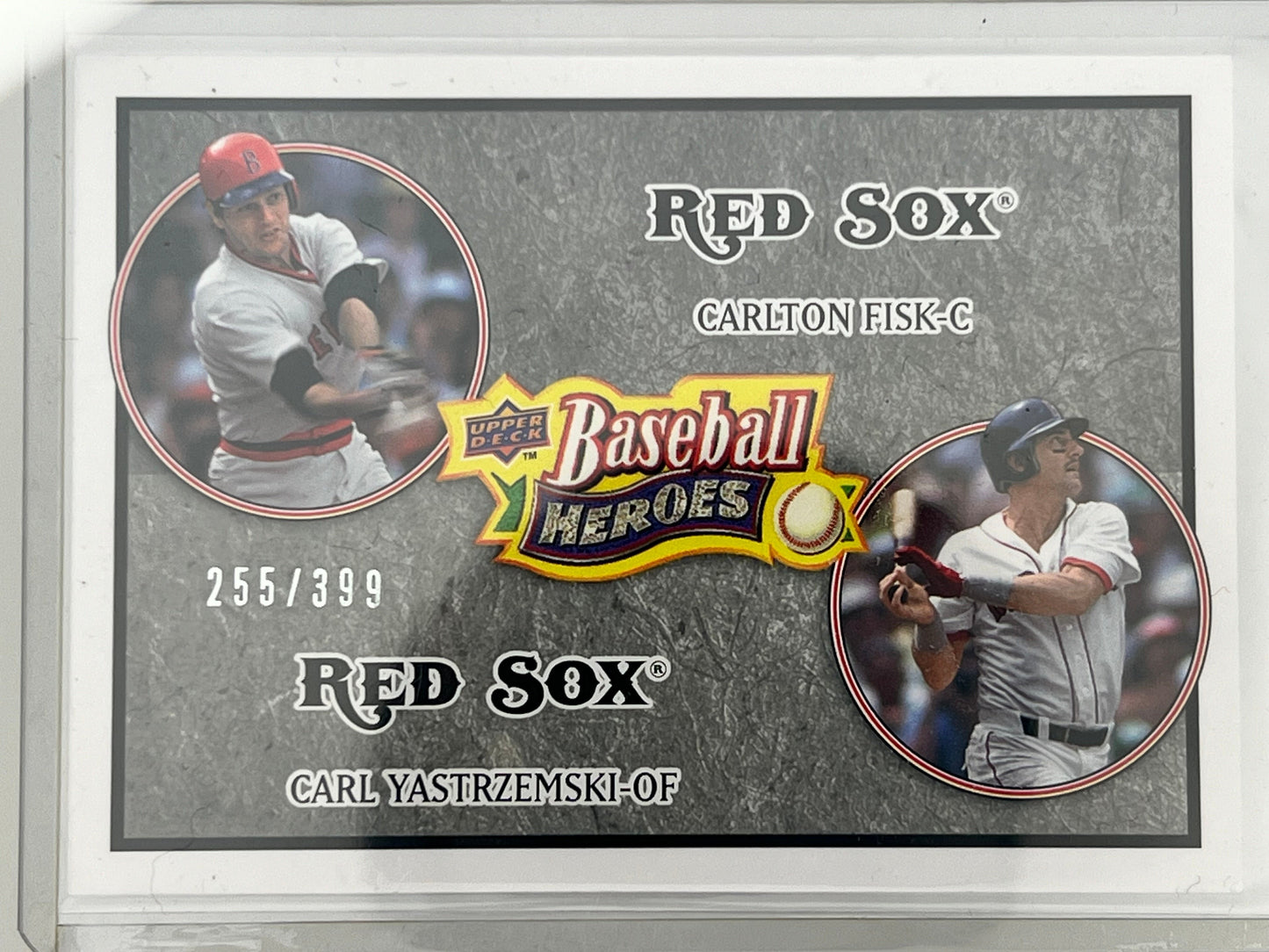 2008 Carl Yastrzemski & Carlton Fisk Numbered 255/399