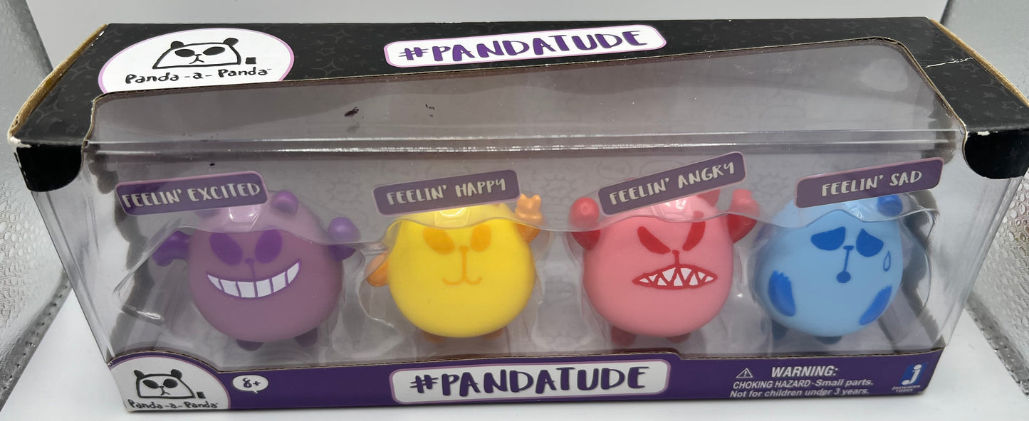 Pandatude Panda Mood Figures 4-Pack