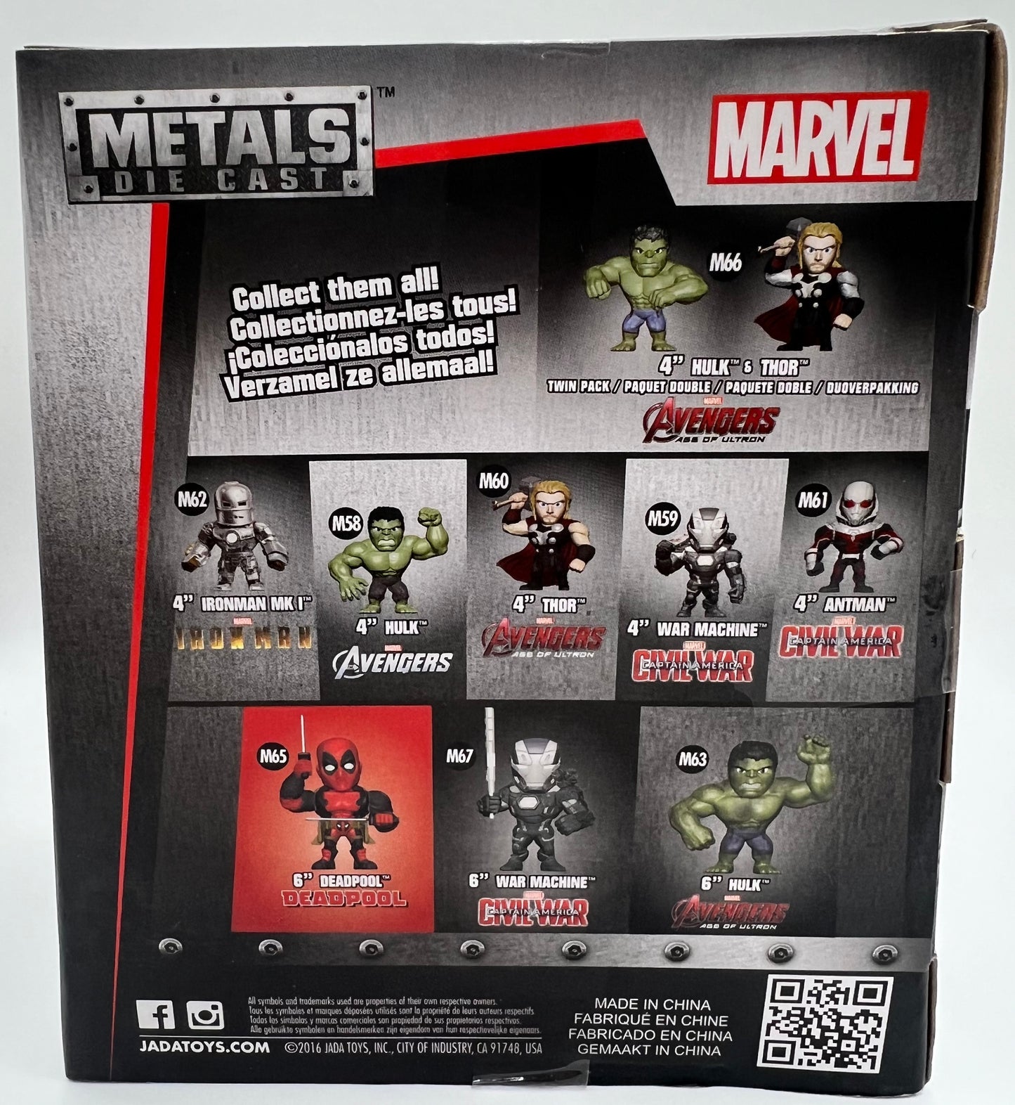 Marvel Hulk 4" Metals Figure