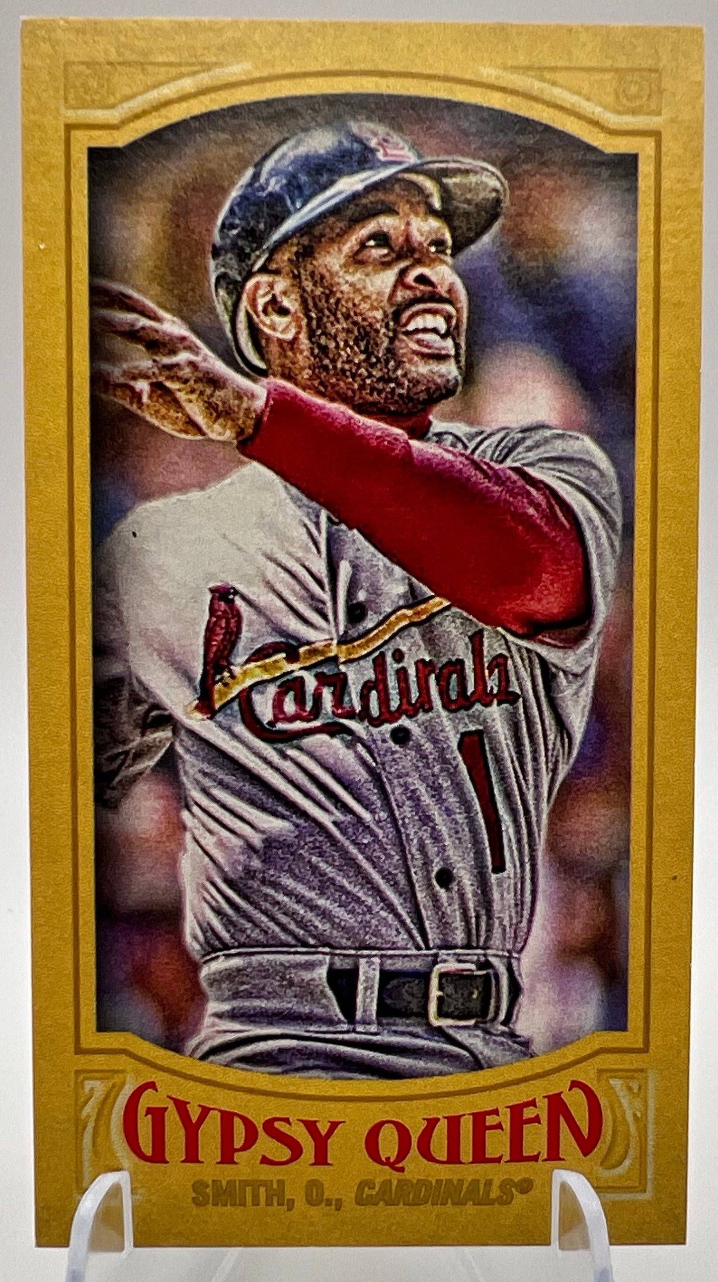 Ozzie Smith Gypsy Queen Mini Card Numbered