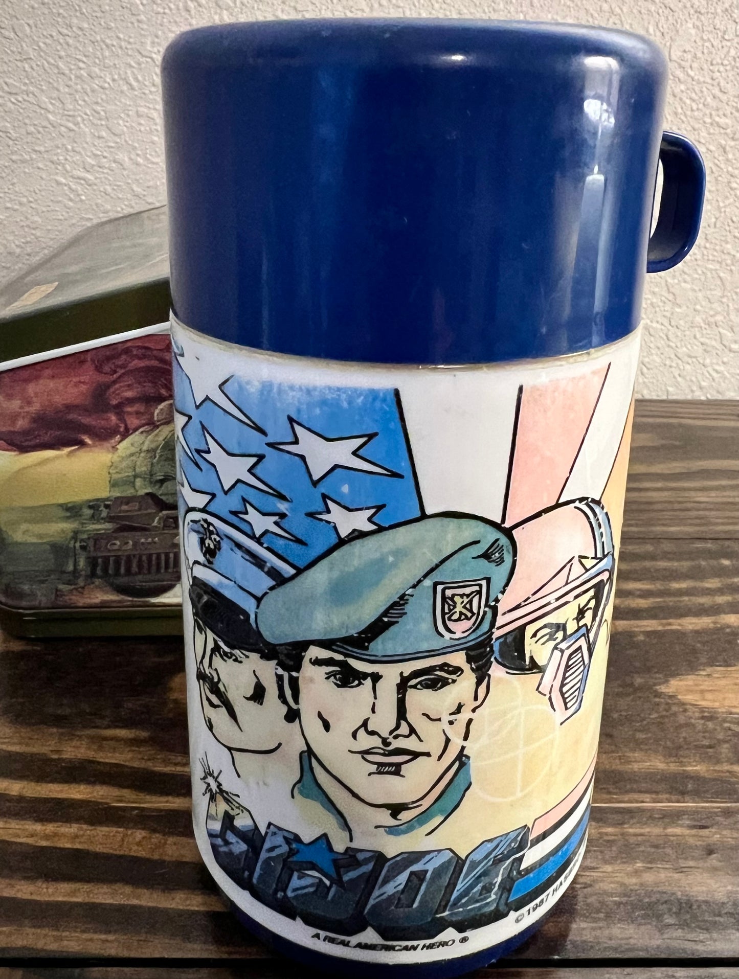 1982 G.I. Joe Vintage "A Real American Hero" Metal Lunchbox & Thermos