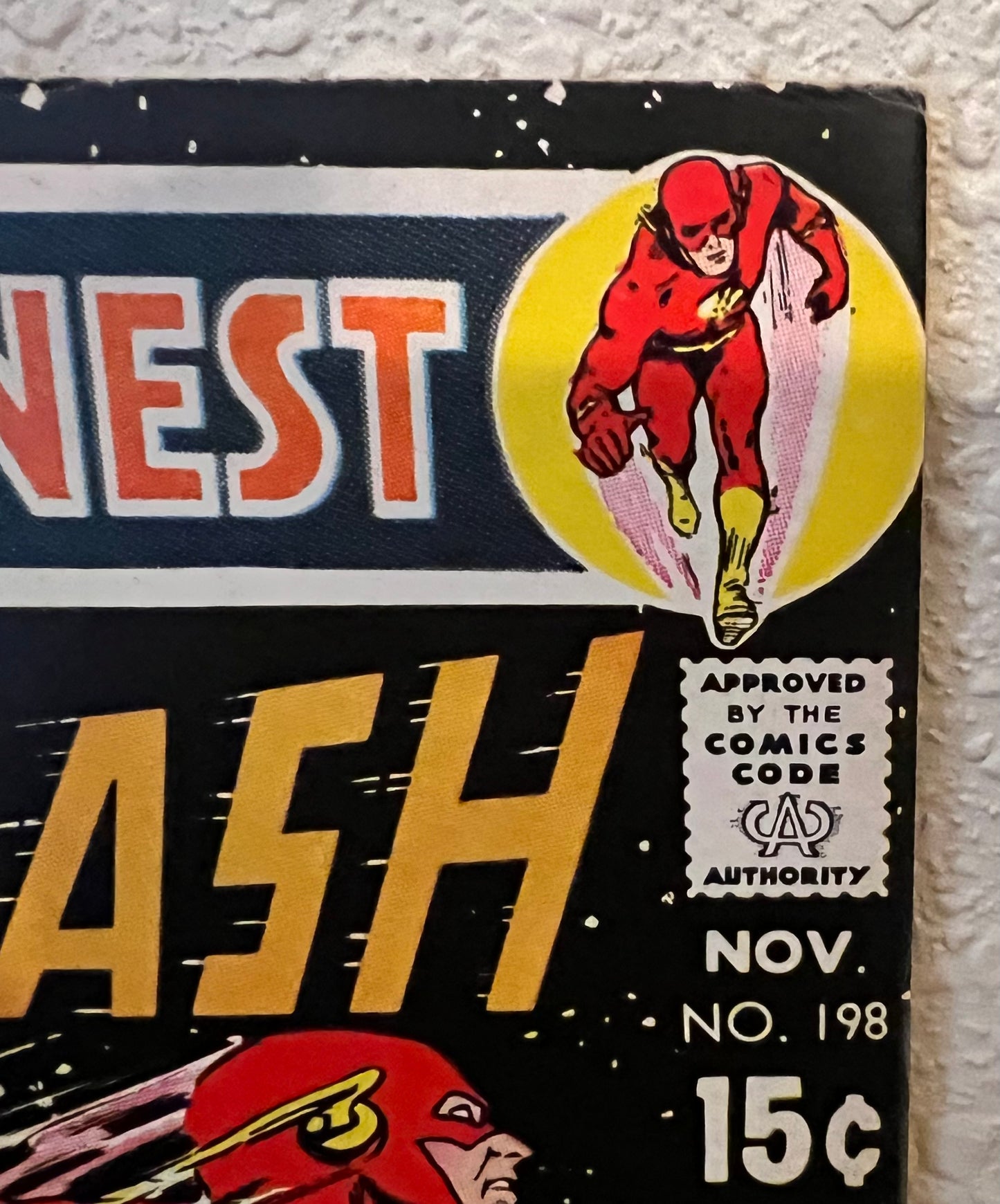 World's Finest Comic #198 3rd Superman vs Flash Race, DC Comic 1970