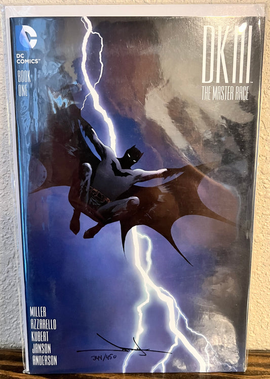 Dark Knight III The Mast Race 1 DF Lee Variant Signed by Jae Lee