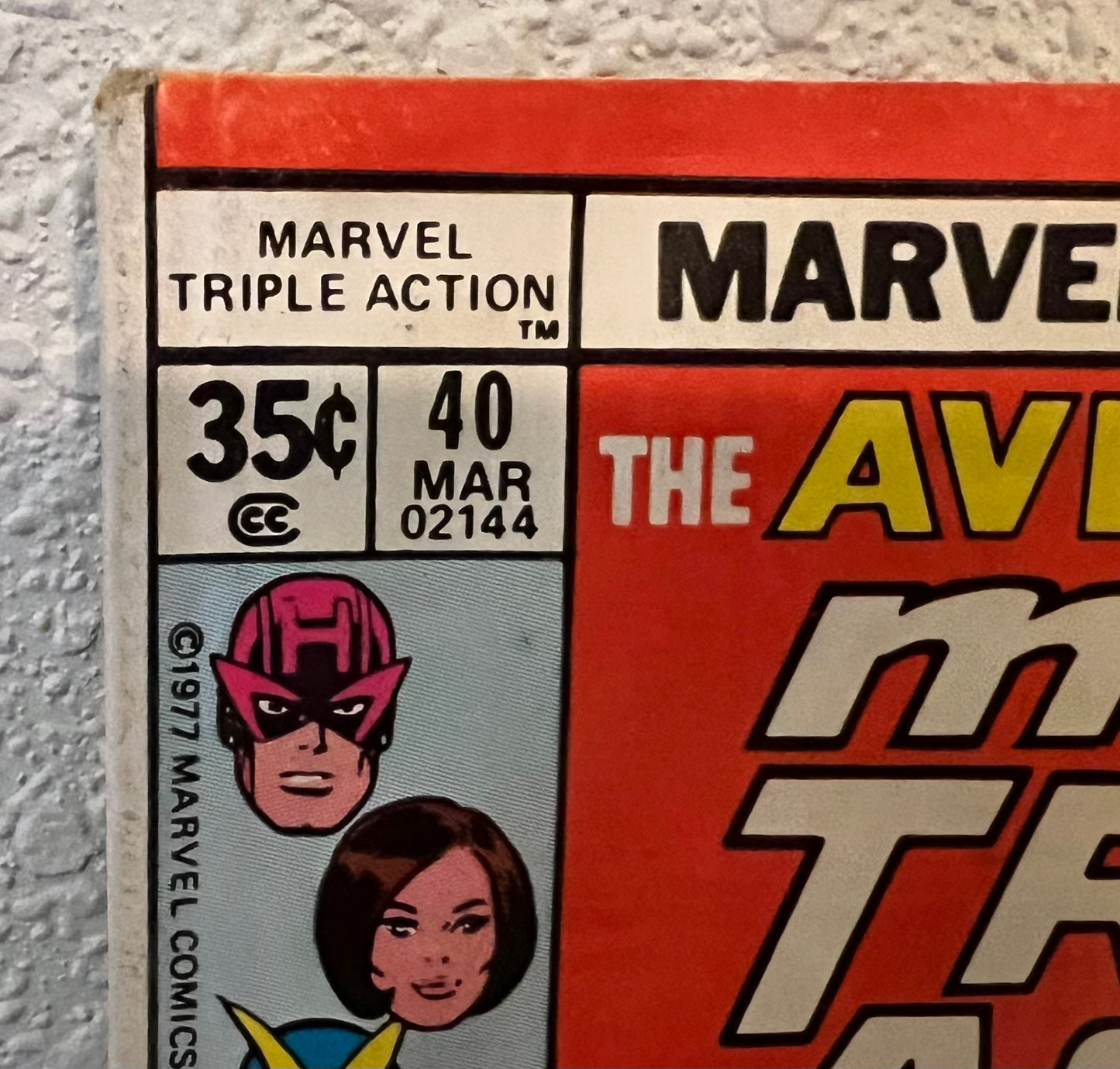 Marvel Triple Action #40 (1978) Reprints Avengers #48 - 1st App. Black Knight Vintage