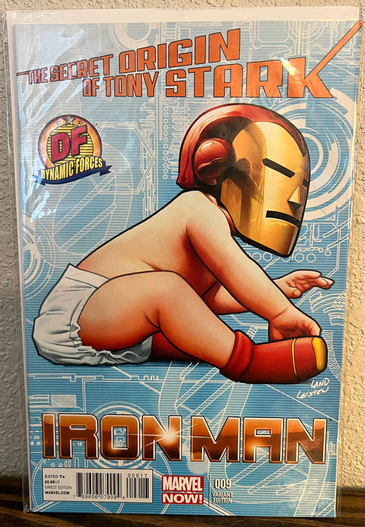 Iron Man #9 Greg Land DF Variant LTD 3000 w/COA 2013 Marvel Comics