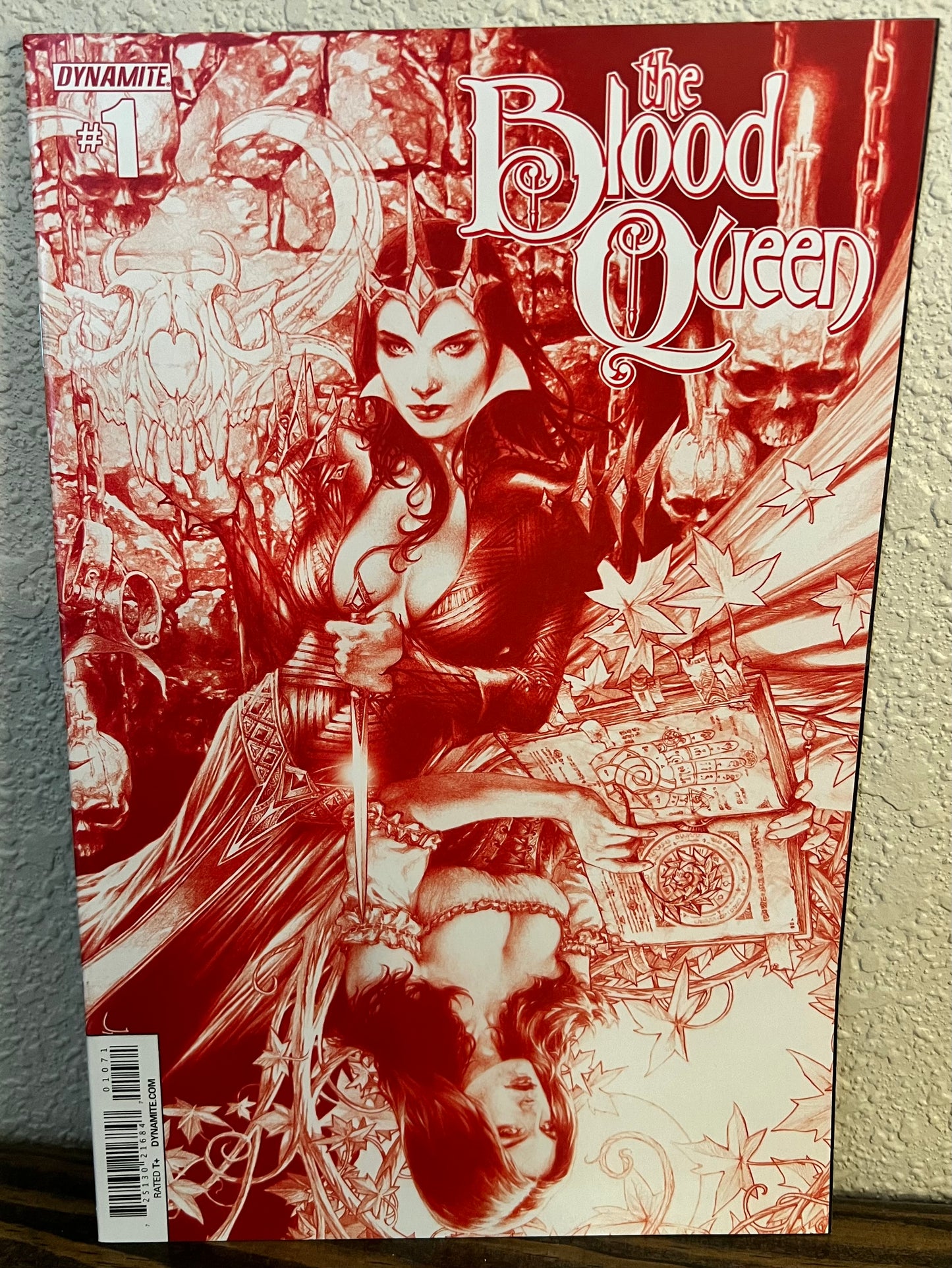 The Blood Queen #1 High End Blood Red Variant Dynamite