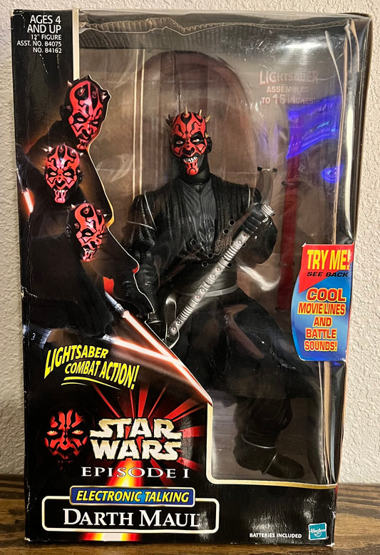 Star Wars Episode 1 Darth Maul Electronic Talking Action Figure 1999 Hasbro