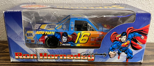 1999 Ron Hornaday #16 "SUPERMAN" Chevy Race Truck 1/24 Action Bank 1 of 3500