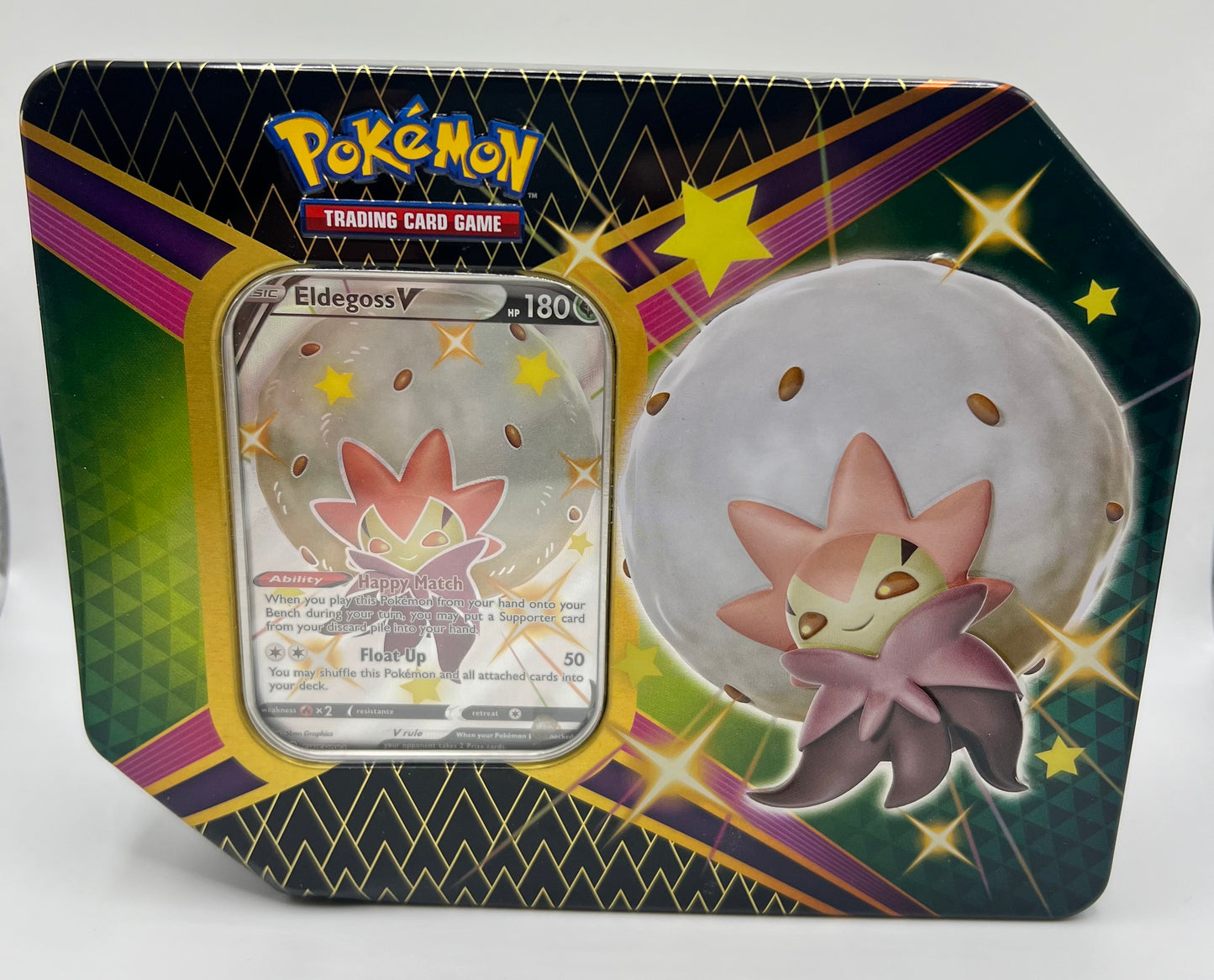 Pokémon Card Box W/Cards &amp; Pin