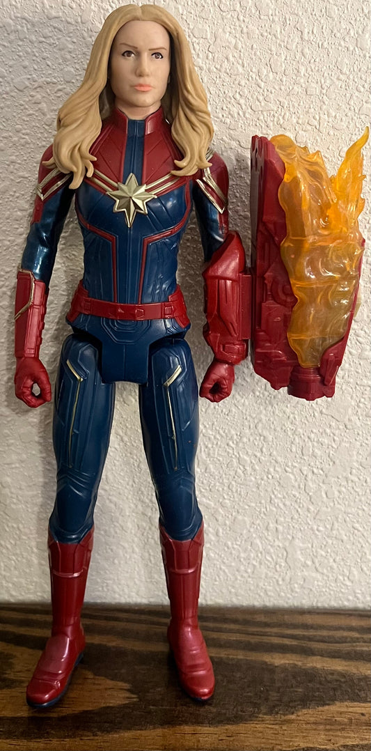 12" Marvel Power FX Captain Marvel Action Figure with Accessory