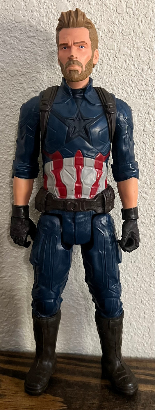 12" Captain America Steve Rogers Action Figure