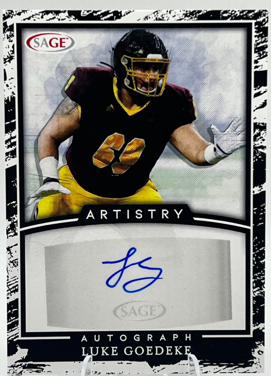 2022 SAGE Artistry Auto #ALG2 Luke Goedeke