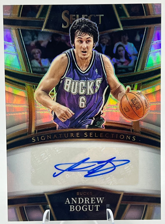 2022-2023 Select Andrew Bogut Silver Prizm AUTO #SS-ABG