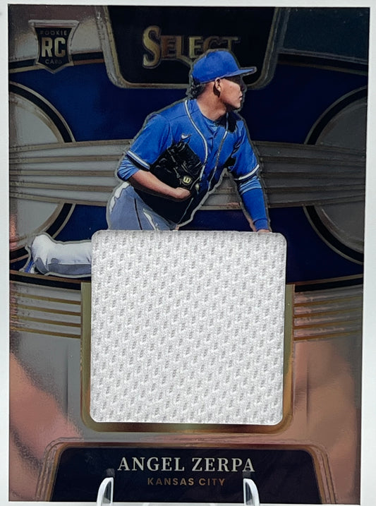 2022 Panini Select Angel Zerpa Patch Rookie  Baseball Card