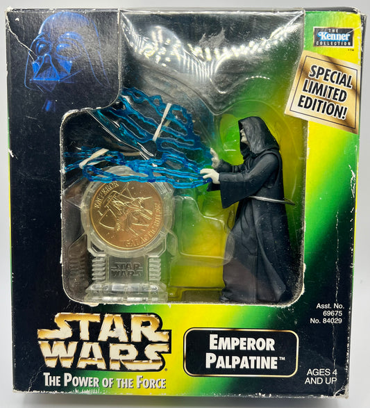 Star Wars Power of the Force Minted Coin Edition Emperor Palpatine Action Figure