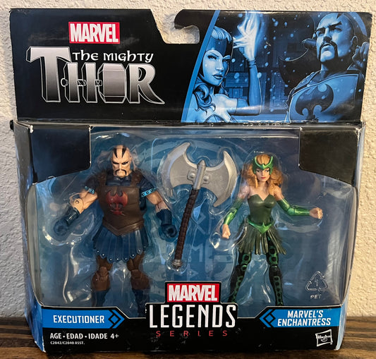 Marvel Legends The Mighty Thor Executioner & Enchantress 4.5" Action Figures