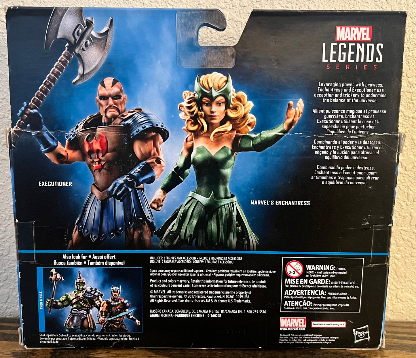 Marvel Legends The Mighty Thor Executioner & Enchantress 4.5" Action Figures