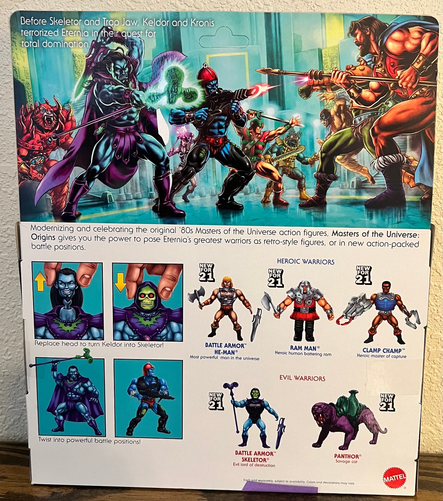 Masters Of The Universe Origins Rise of Evil Keldor & Origins Kronis