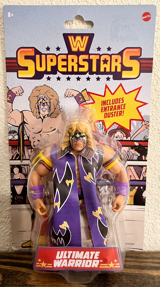 2022 WWE Superstars Series 2 Ultimate Warrior Retro Action Figure Exclusive