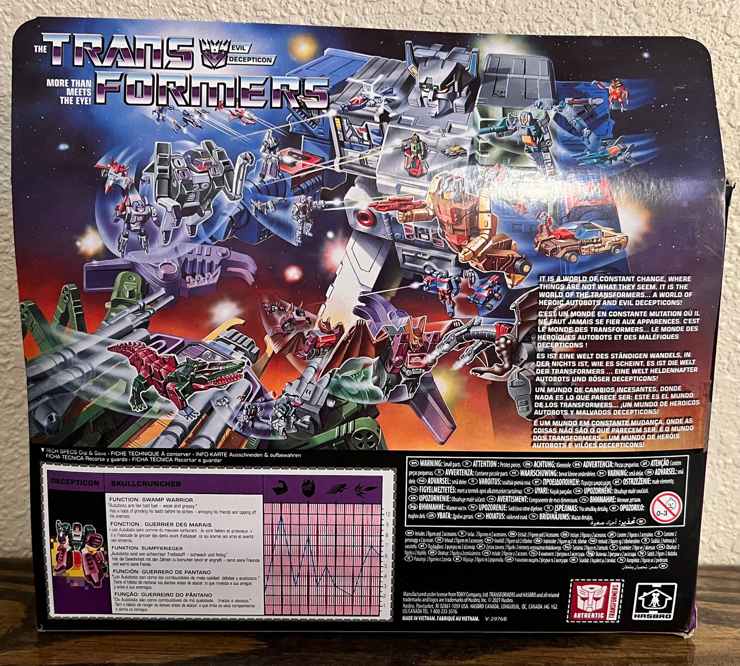 TransFormers G1 Retro Reissue Headmaster Skullcruncher with Grax