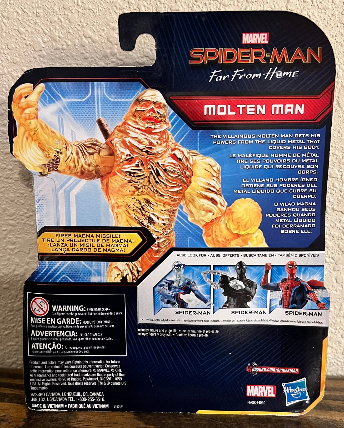 Spider-Man Far From Home Molten Man Action Figure