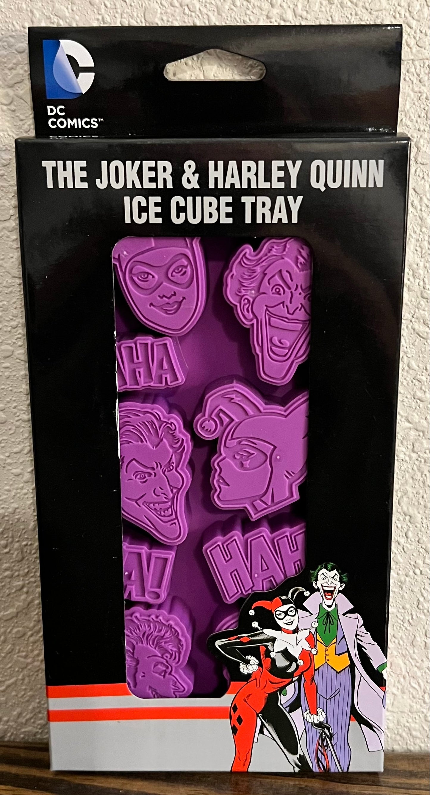 DC Comics Joker & Harley Quinn Ice Cube Tray Mold