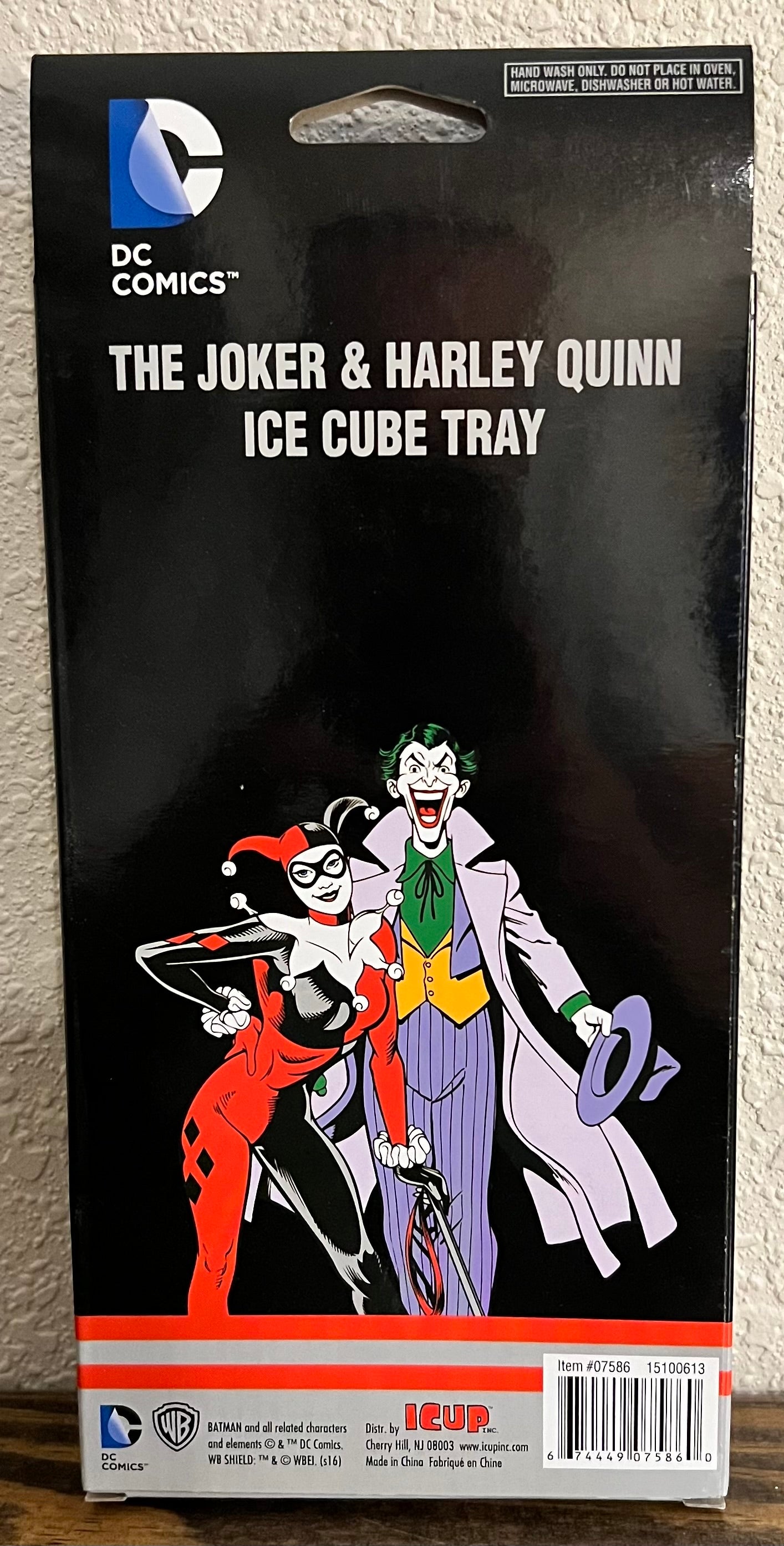 DC Comics Joker & Harley Quinn Ice Cube Tray Mold