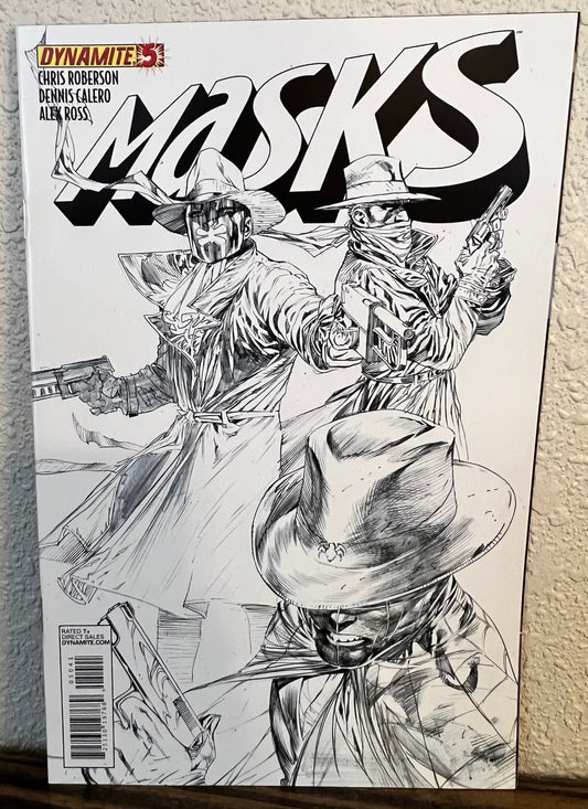 Masks Comic #5 B & W