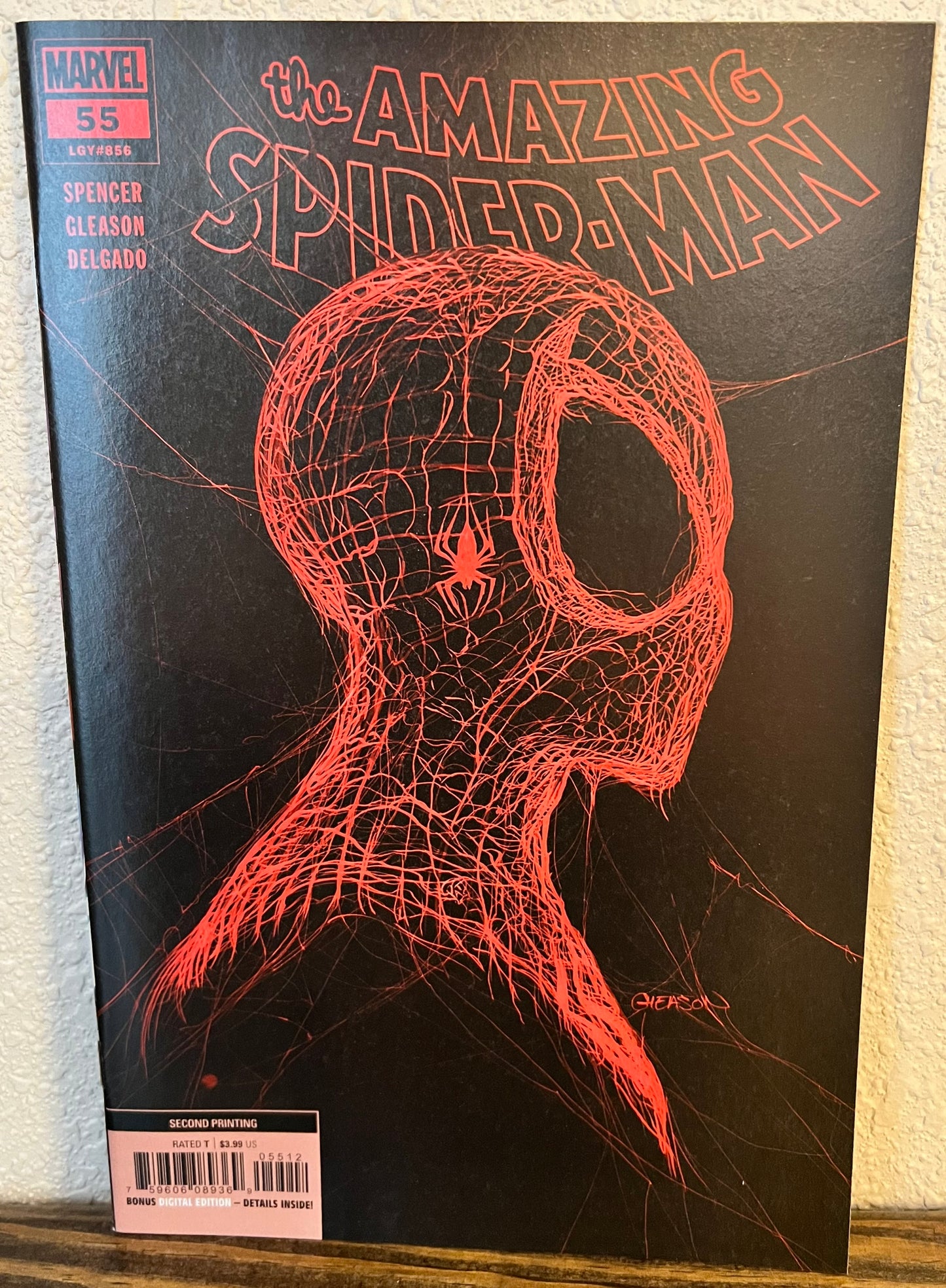 Amazing Spider-Man Comic #55 2nd Print Gleason Red Variant