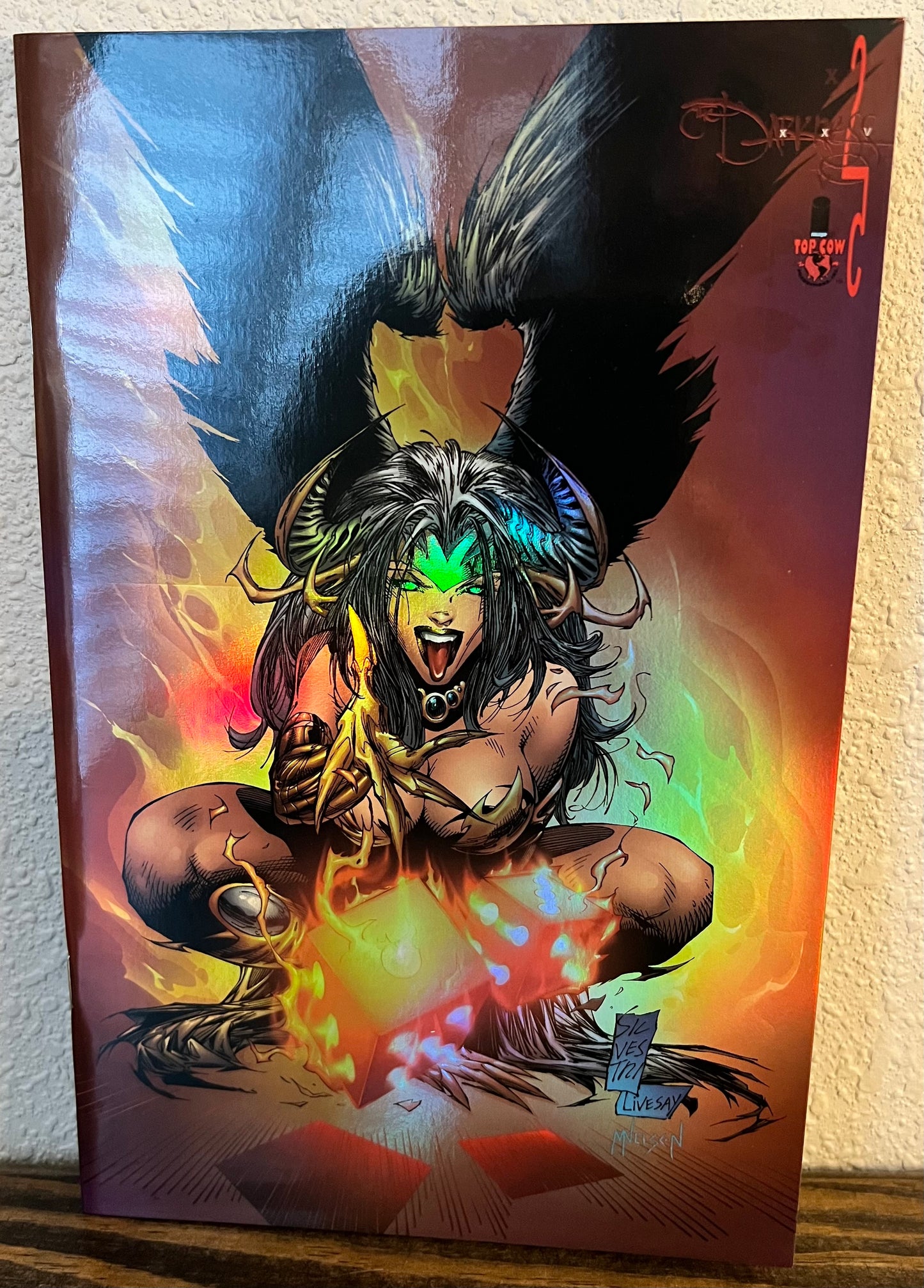 The Darkness Comic #25 Foil Holo Wraparound Cover