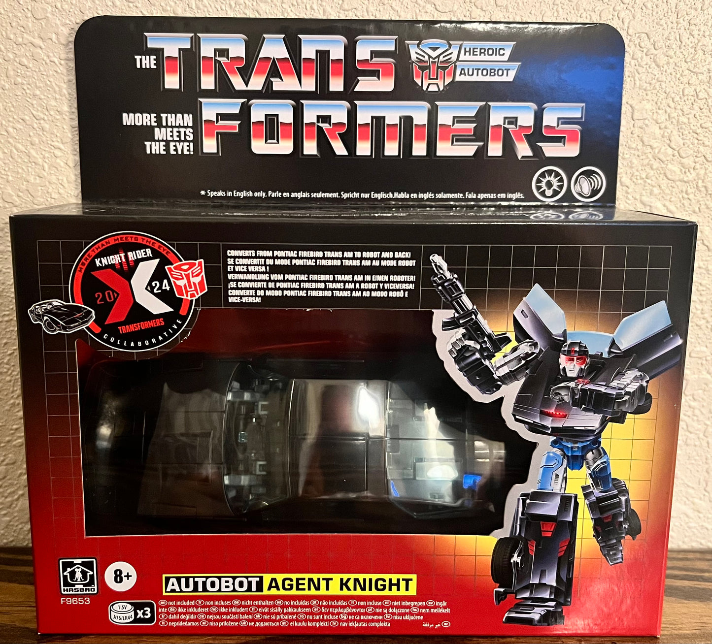 Transformers Collaborative Knight Rider Autobot Agent Knight