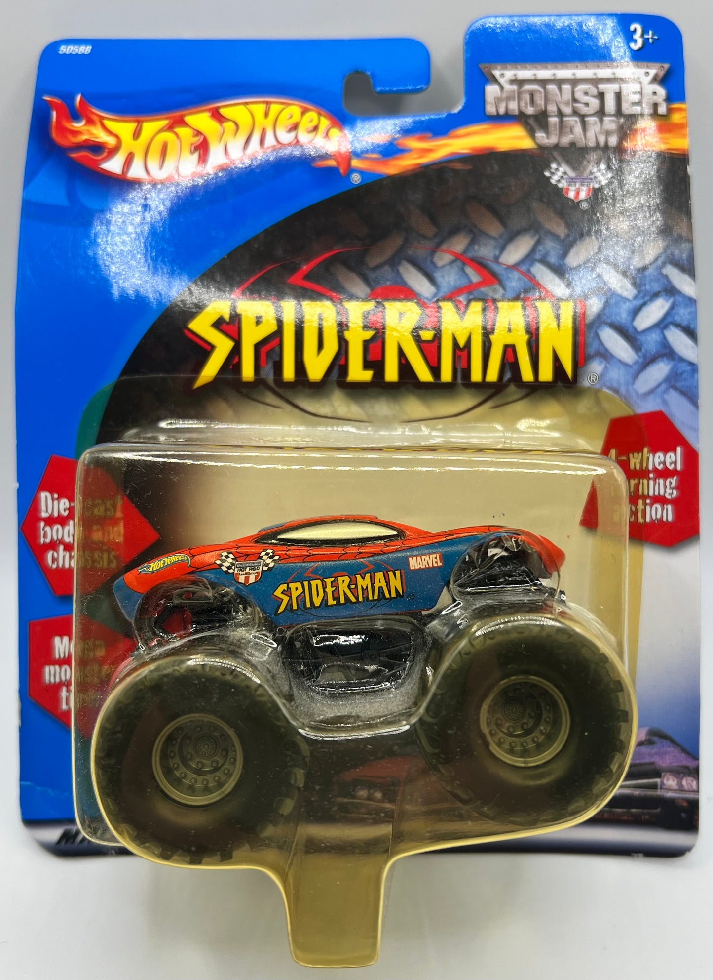 Hot Wheels Monster Jam 4x4 Spider-Man Monster Truck