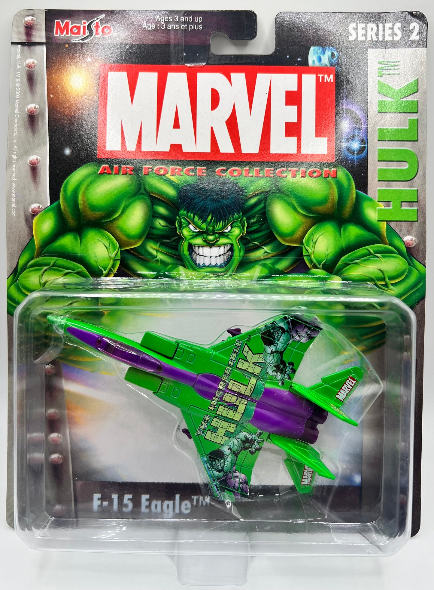 Marvel Air Force Collection Incredible Hulk Series 2 F-15 Eagle