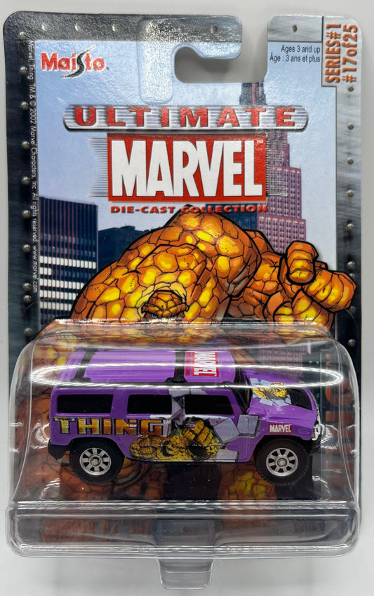 Ultimate Marvel Die-cast The Thing Hummer H2