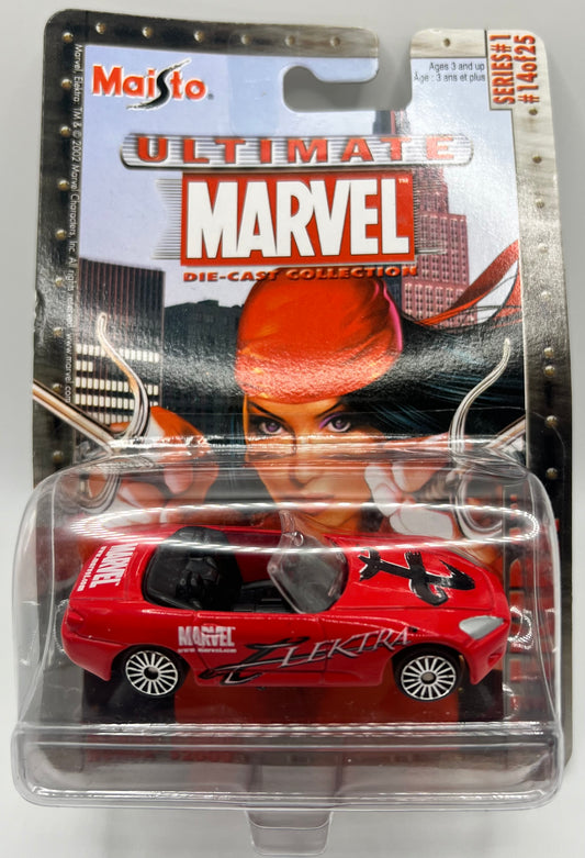 Ultimate Marvel Die-Cast Collection Elektra Honda S2000 Car