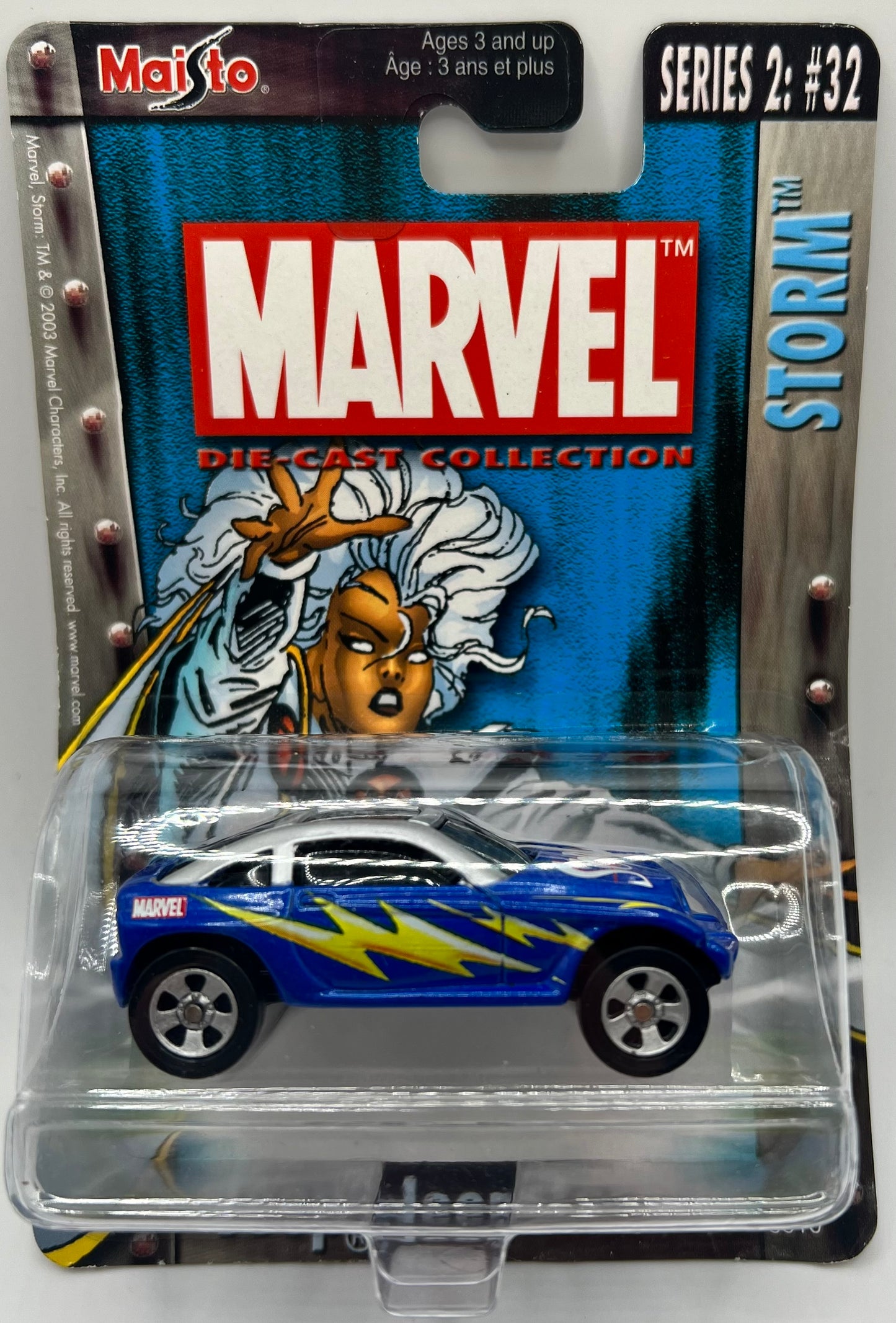 Maisto Ultimate Marvel X-Men Storm Die Cast Car Chrysler Atlantic, 2002