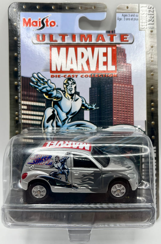 Maisto Ultimate Marvel Die-Cast Silver Surfer Chrysler Panel Cruiser
