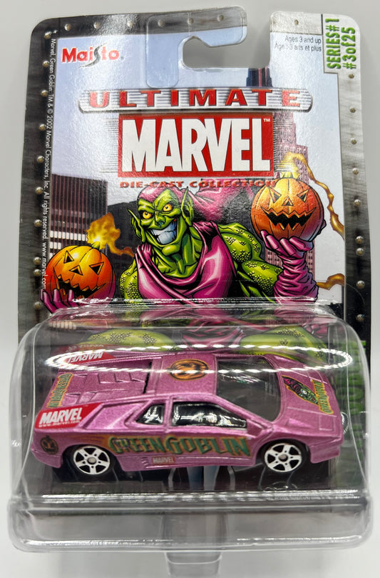 Maisto Ultimate Marvel Green Goblin Lamborghini Diablo