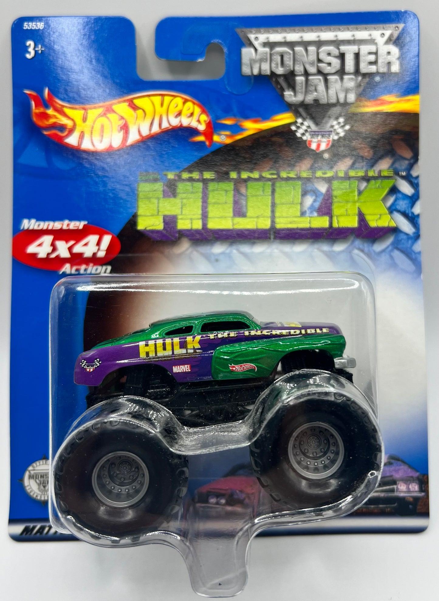 Hot Wheels Marvel Monster Jam The Incredible Hulk Big 4x4 Truck