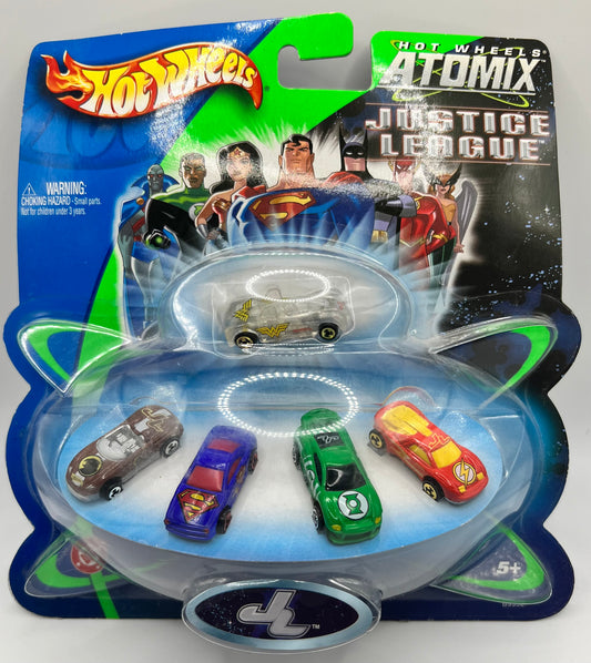 Hot Wheels Atomix Justice League Set of 5 Micro Vehicle